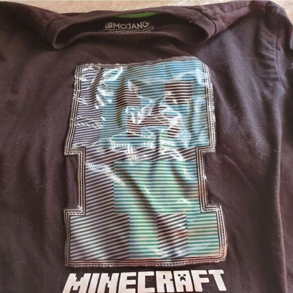 Minecraft Creeper Long Sleeve Shirt Size L (10/12) - Picture 4 of 7